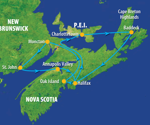 groepsreis Canada Atlantic Maritimes 